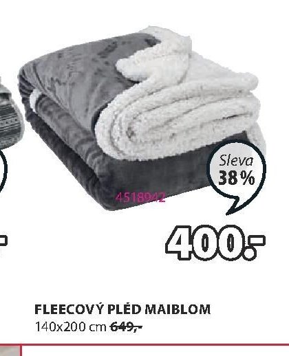 FLEECOVÝ PLÉD MAIBLOM