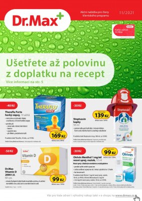 aktuální leták Dr. Max 1.11.2021-30.11.2021