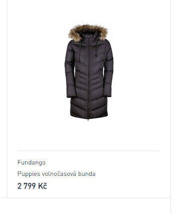 Fundango Puppies volnočasová bunda