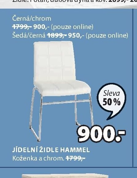 JÍDELNÍ ŽIDLE HAMMEL