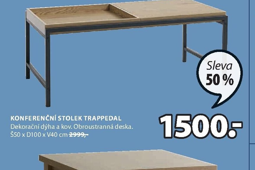 KONFERENČNÍ STOLEK TRAPPEDAL