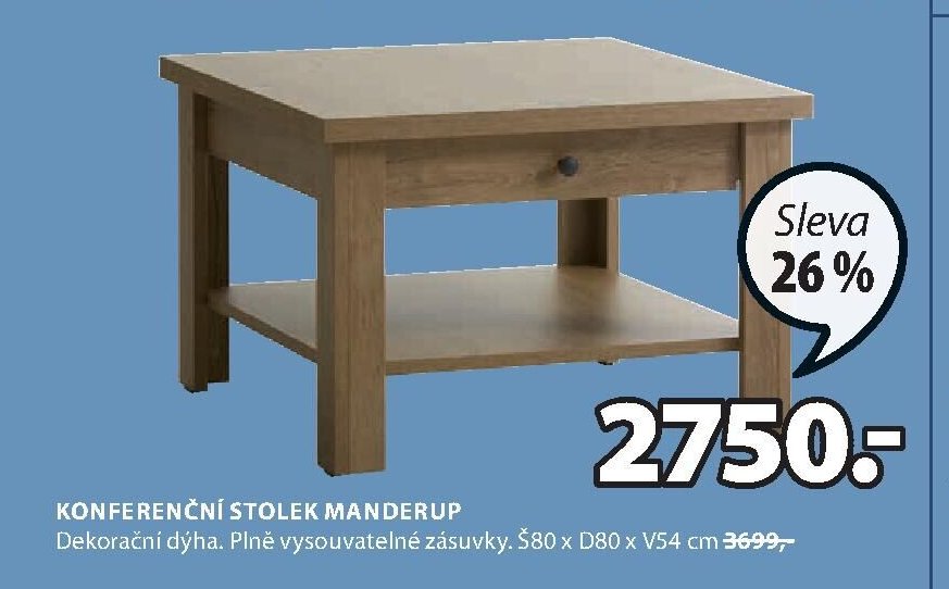 KONFERENČNÍ STOLEK MANDERUP