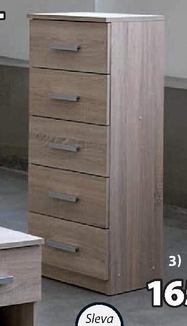 SÉRIE TAPDRUP (komoda 5 zásuvek)
