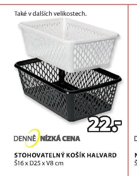 STOHOVATELNÝ KOŠÍK HALVARD