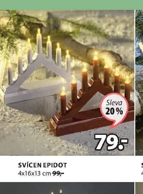 SVÍCEN EPIDOT 4x16x13 cm