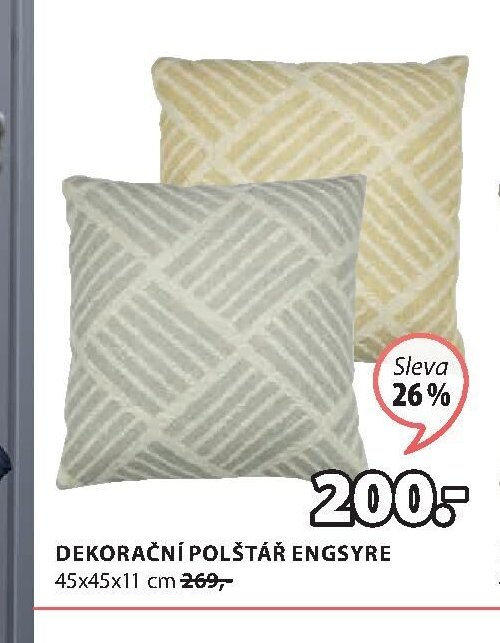 DEKORAČNÍ POLŠTÁŘ ENGSYRE