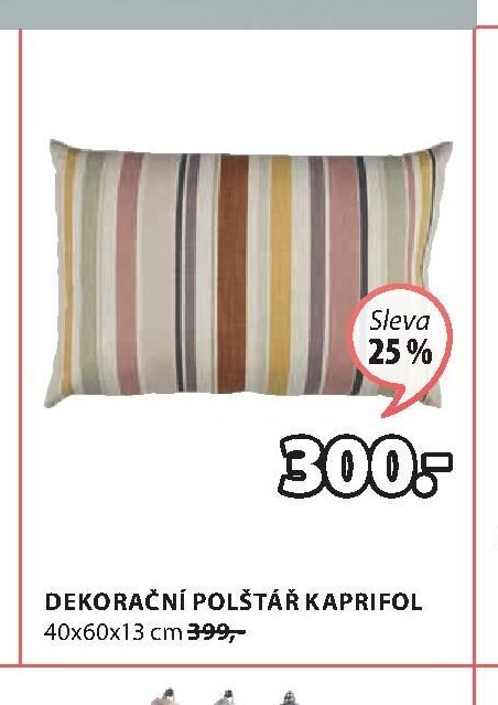 DEKORAČNÍ POLŠTÁŘ KAPRIFOL