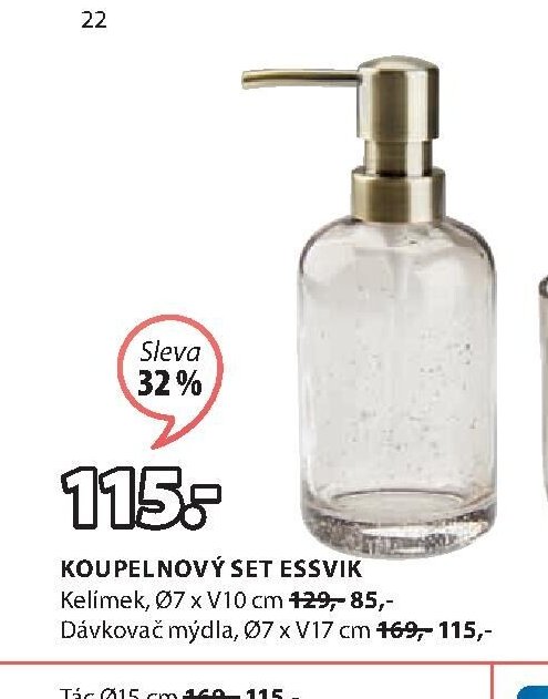 Koupelnový set Essvik - Jysk aktualniletaky.eu