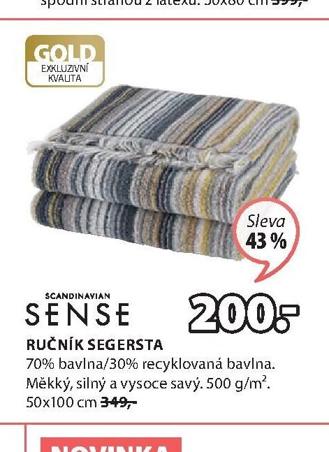 Ručník Segersta - Jysk aktualniletaky.eu