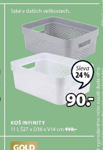 Koš Infinity - Jysk aktualniletaky.eu