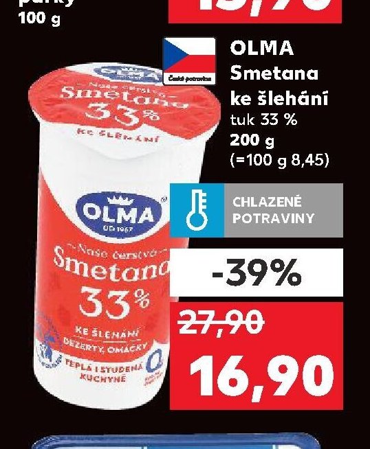 OLMA Smetana ke šlehání