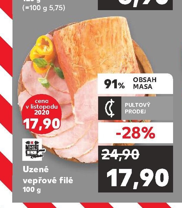 Uzené vepřové filé