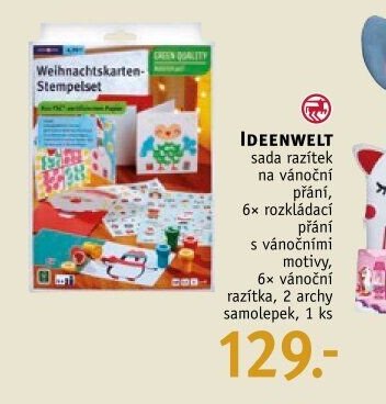 IDEENWELT sada razítek na vánoční přání