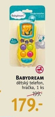 BABYDREAM dětský telefon, hračka, 1 ks