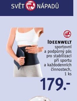 IDEENWELT sportovní a podpůrný pás
