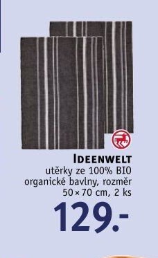 IDEENWELT utěrky ze 100% BIO organické bavlny