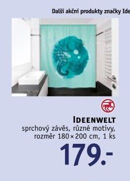 IDEENWELT sprchový závěs