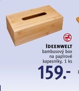 IDEENWELT bambusový box na papírové kapesníky