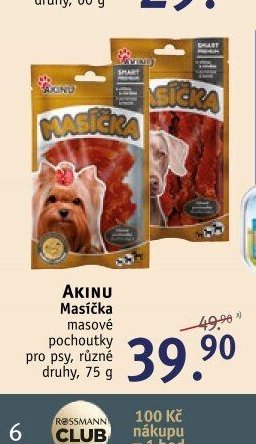 AKINU Masička masové pochoutky pro psy