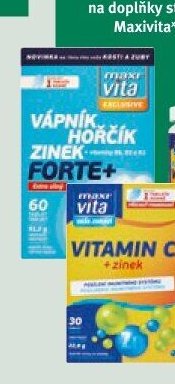 Maxivita Vápník, hořčík, zinek forte+