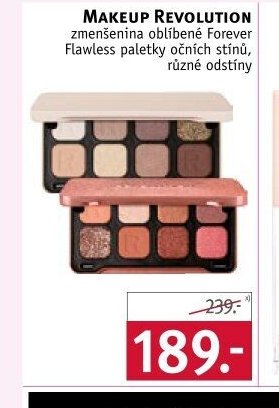 Makeup Revolution Flawless paletka očních stínů