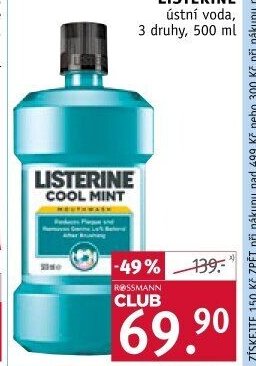 Listerine ústní voda