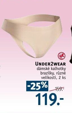 UNDER2WEAR dámské kalhotky