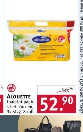 ALOUETTE toaletní papír - ROSSMANN drogerie aktualniletaky.eu