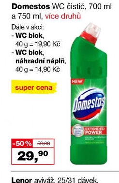 Domestos WC čistič, 700 ml