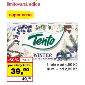 Tento Winter Edition 3vrstvý toaletní papír