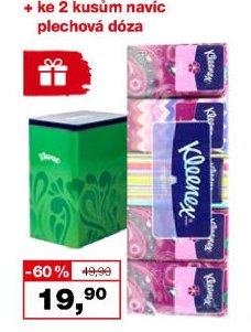 Kleenex 3vrstvé kapesníčky, 10x 10ks
