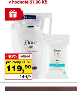 Dove tekuté mýdlo krémové, náhradní náplň