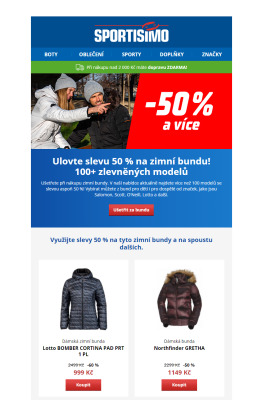 aktuální leták Sportisimo 9.11.2021-14.11.2021