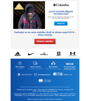 aktuální leták Sportisimo 9.11.2021-14.11.2021