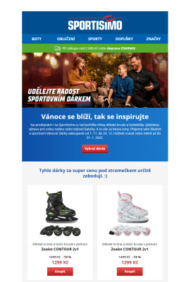 aktuální leták Sportisimo 7.11.2021-12.11.2021
