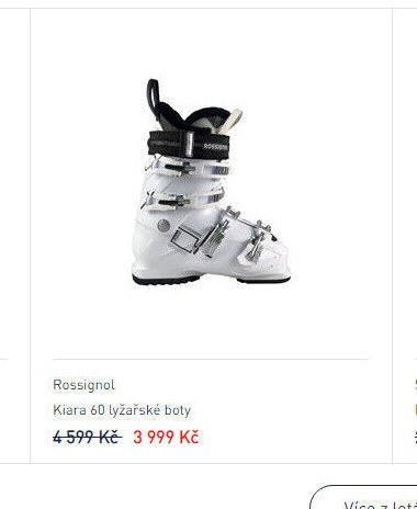 Rossignol Kiara 60 lyžařské boty - Intersport aktualniletaky.eu