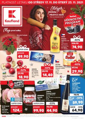 aktuální leták Kaufland 17.11.2021-23.11.2021