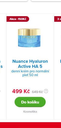 Nuance Hyaluron Active HA 5 denní krém pro normální pleť