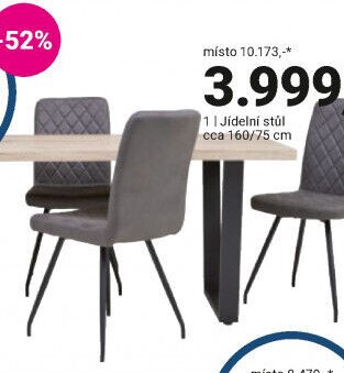 1 | Jídelní stůl cca 160/75 cm