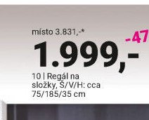 Regál na složky