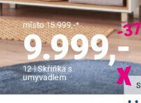 Skříňka s umyvadlem