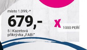 Kazetová přikrývka FABI