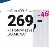 Hotový závěs RAMONA