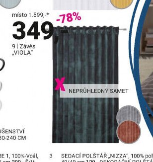 Závěs VIOLA