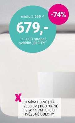 LED stropní svítidlo BETTY