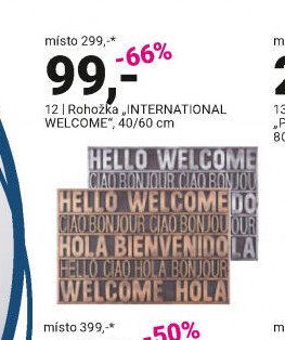 Rohožka INTERNATIONAL WELCOME
