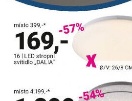 LED stropní svítidlo DALIA