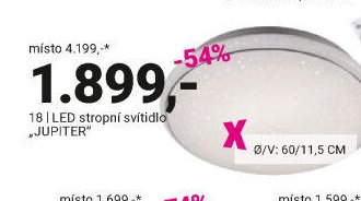 LED stropní svítidlo JUPITER