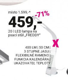LED lampa na psací stůl FREDDY