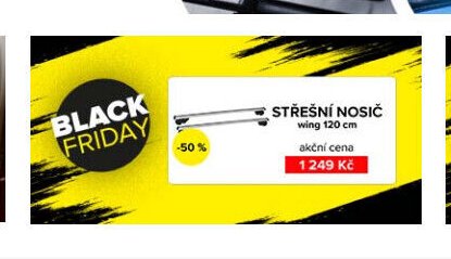STŘEŠNÍ NOSIČ wing 120 cm